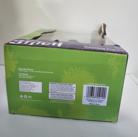 Disney Dancing Stitch figure figurine toy doll with box WORKING TESTED Lilo gift - Picture 6 of 10